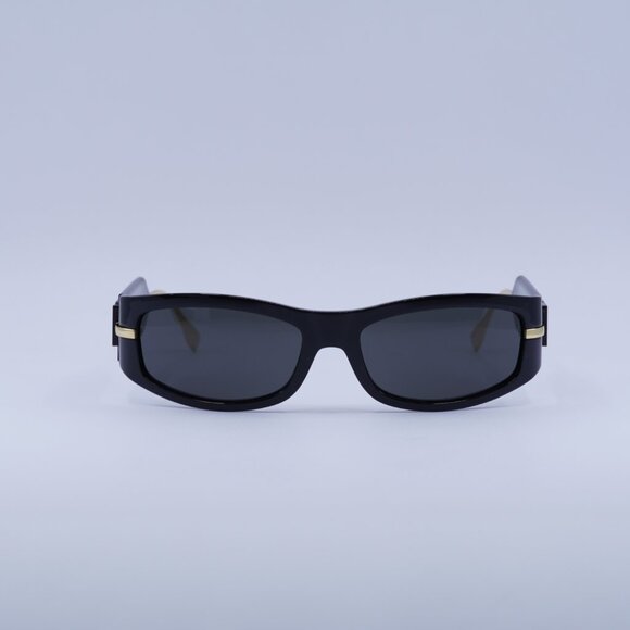 ?️ New Fendi FE40120I 01A Sunglasses - Shiny Black Frame, Smoke Lenses main image 5
